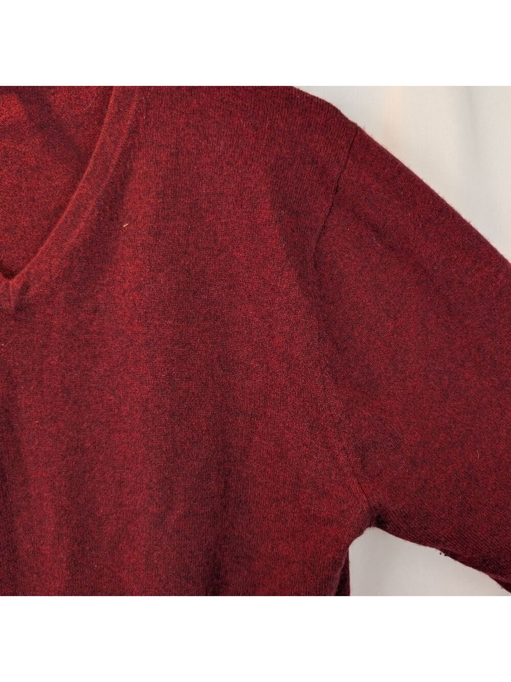 Harry Rosen Cashmere V-Neck Sweater Size L In VGUC - Picture 6 of 10